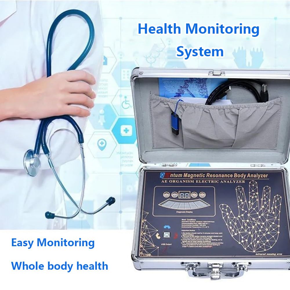 Analizador Magnético De Resonancia Cuántica, 53 Pruebas De Salud, Función De Análisis 3D, Compatible con Windows, Multilingüe, Analizador Corporal, Genera Informes Rápidamente