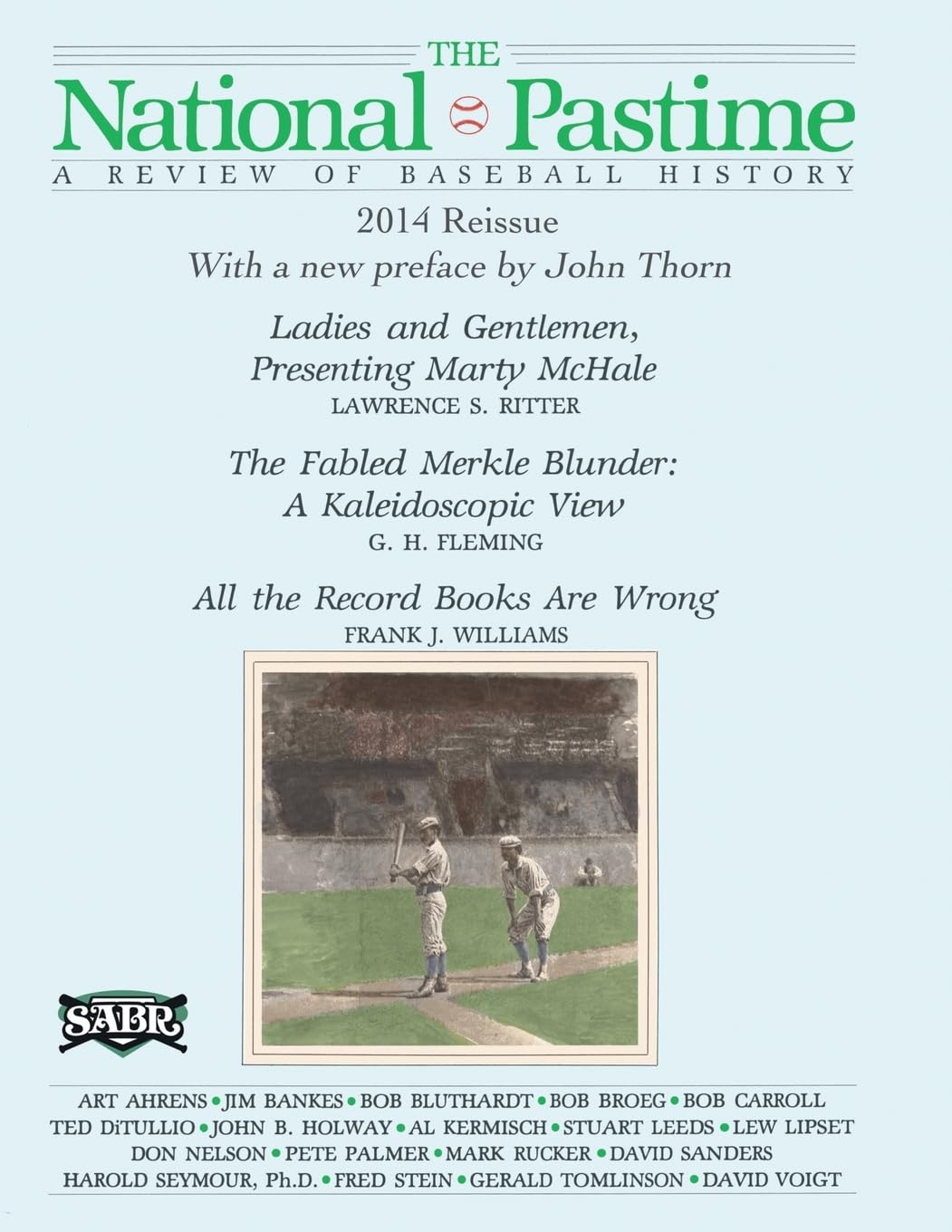 The National Pastime: A Review of Baseball History: Premiere Issue ...