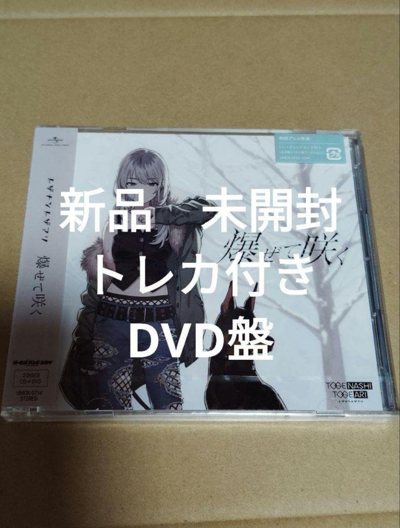 トゲナシトゲアリ　爆ぜて咲く　初回プレス　トレカ付き　DVD ガールズバンド Amazon.co.jp: トゲナシトゲアリ 爆ぜて咲く 初回プレス トレカ