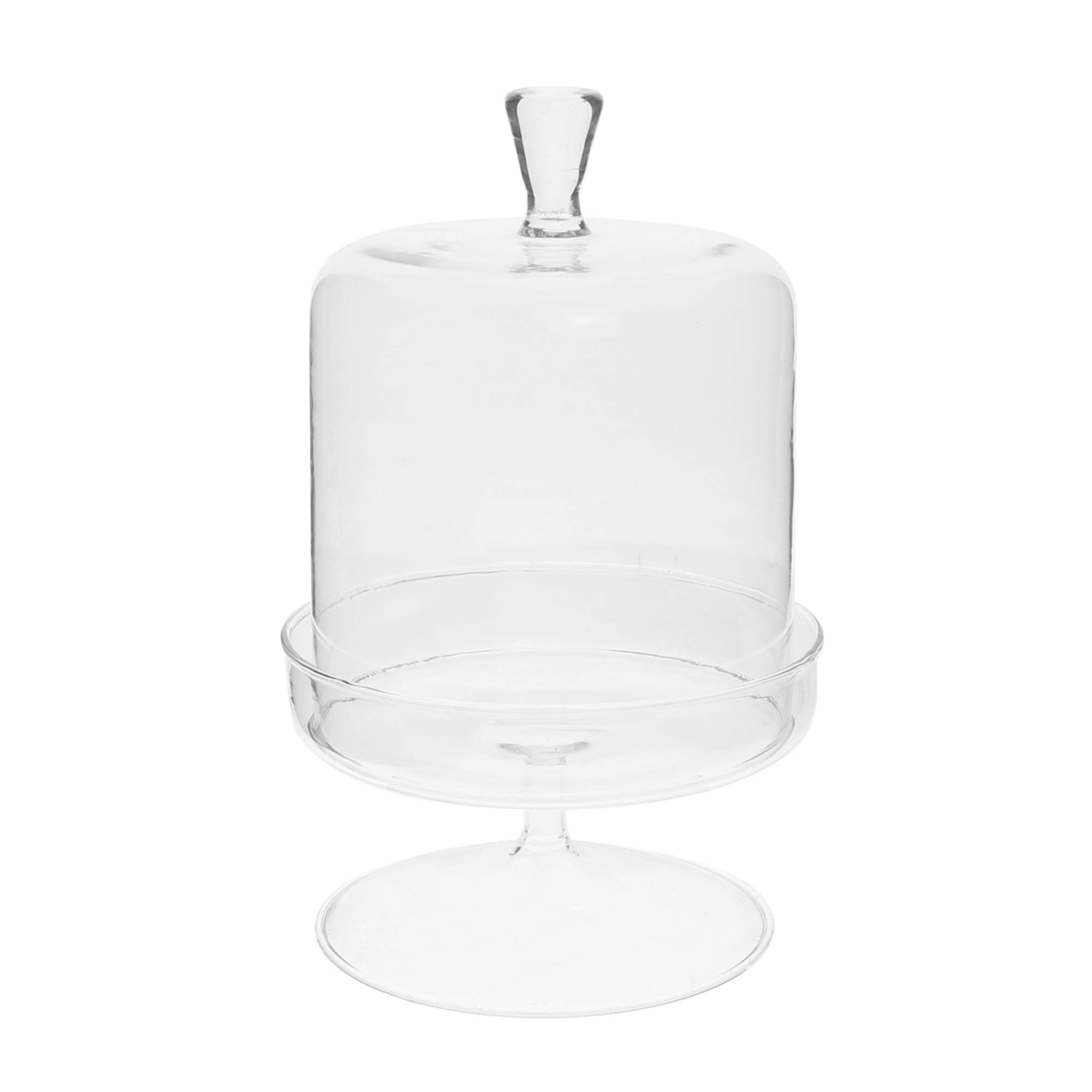 HomArt 3851-0 Vera Glass Dome and Pedestal, 7.25-inch Height