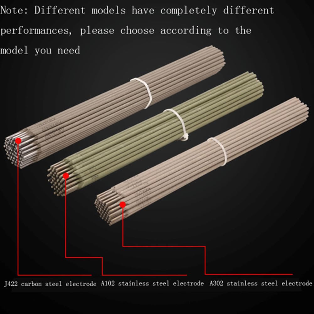 Varillas de electrodos de soldadura de acero inoxidable de 3,2 mm for soldadura TIG y ARC - Paquete de 2 kg, modelo A102, 1 unidad