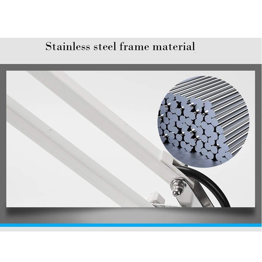 Lupa de Pantalla Lupa de Escritorio Lupa de sobremesa de Alta definición HD Stent de Acero Inoxidable con Lente óptica Ligera Lupa con luz LED