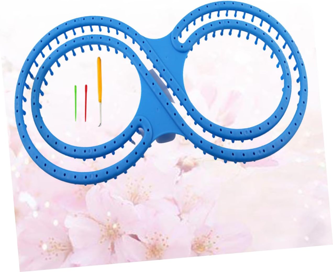 OFFIGAM Shaped Knitting Loom for Hats DIY Wool Hat Maker with Accessories Lightweight and Easy to Use for Beginners and Craft Enthusiasts for Scarves Socks