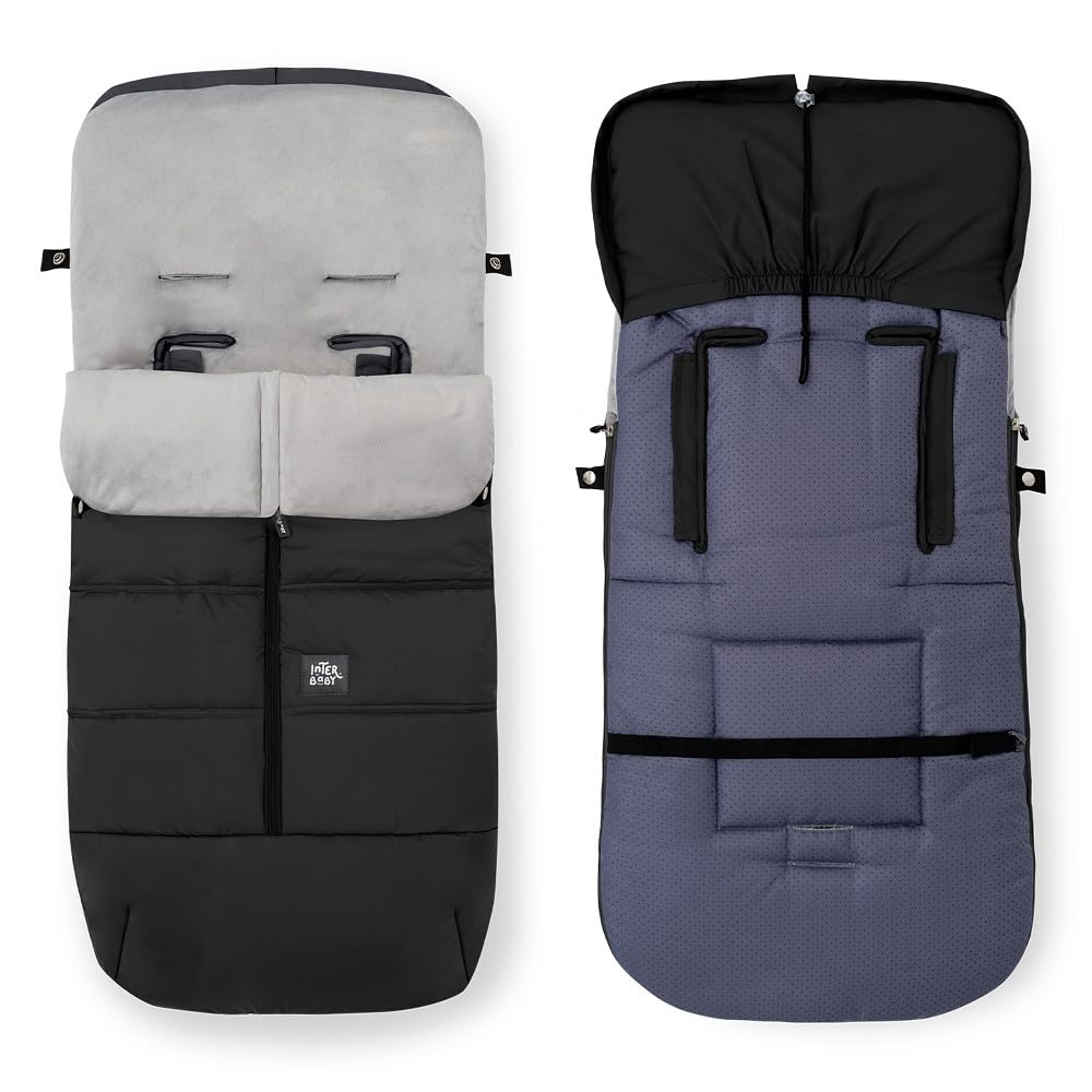 AMAZON Uniwersalny śpiwór do wózka - Czarny