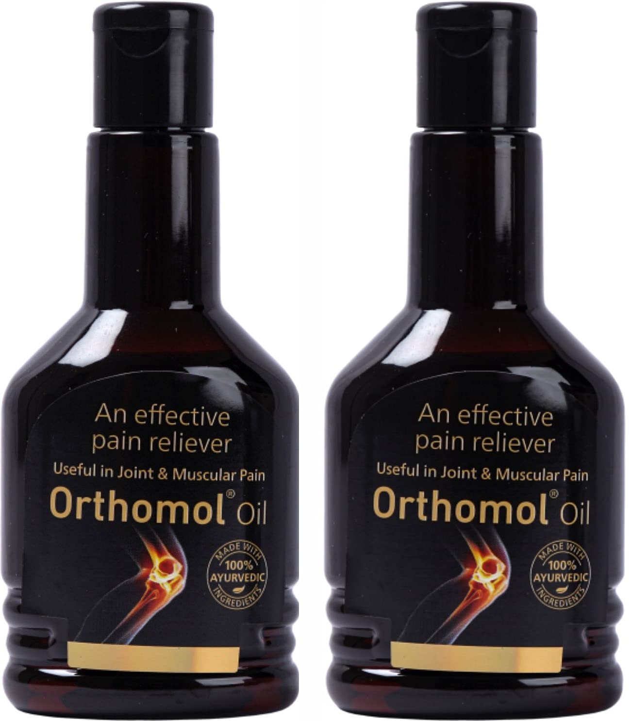 Ayurvedic Pain Relief Oil 100 ml for Joint Pain, Muscular Pain, Rheumatoid Arthritis, Osteoarthritis, Knee Pain – 100 ml (Pack of 2)