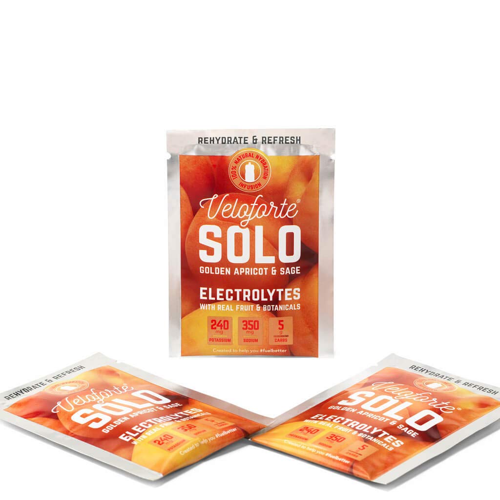 Buy Veloforte Solo Natural Electrolyte Powder with FastRelease Electrolytes for Hydration and
