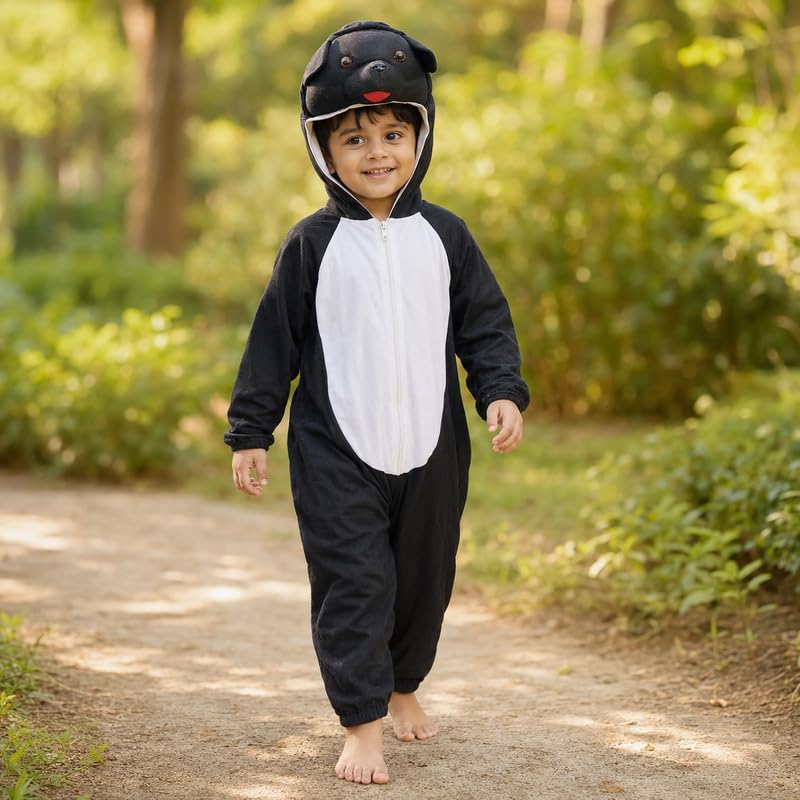 Image of Animal Costume for Kids | Plush Fancy Dress Costume for Boys & Girls |School Fancy Dress, Annual Day, Jungle Theme, Role Play, Halloween & Birthday Party