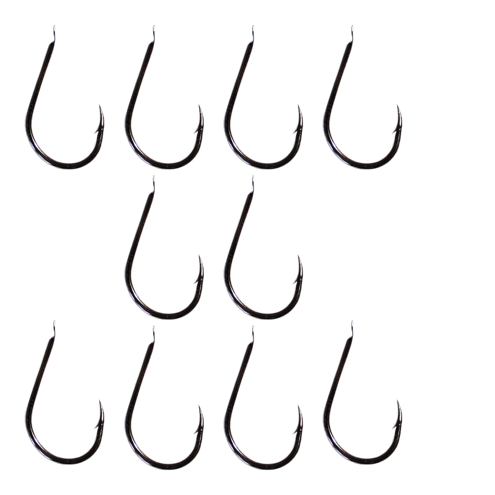 PRO FILSTAR Fishing Hook Set including Leader 10 Pieces, N8, Tied Hooks with Mono Fishing Line 50 cm, Diameter 0.16 mm - Image 3