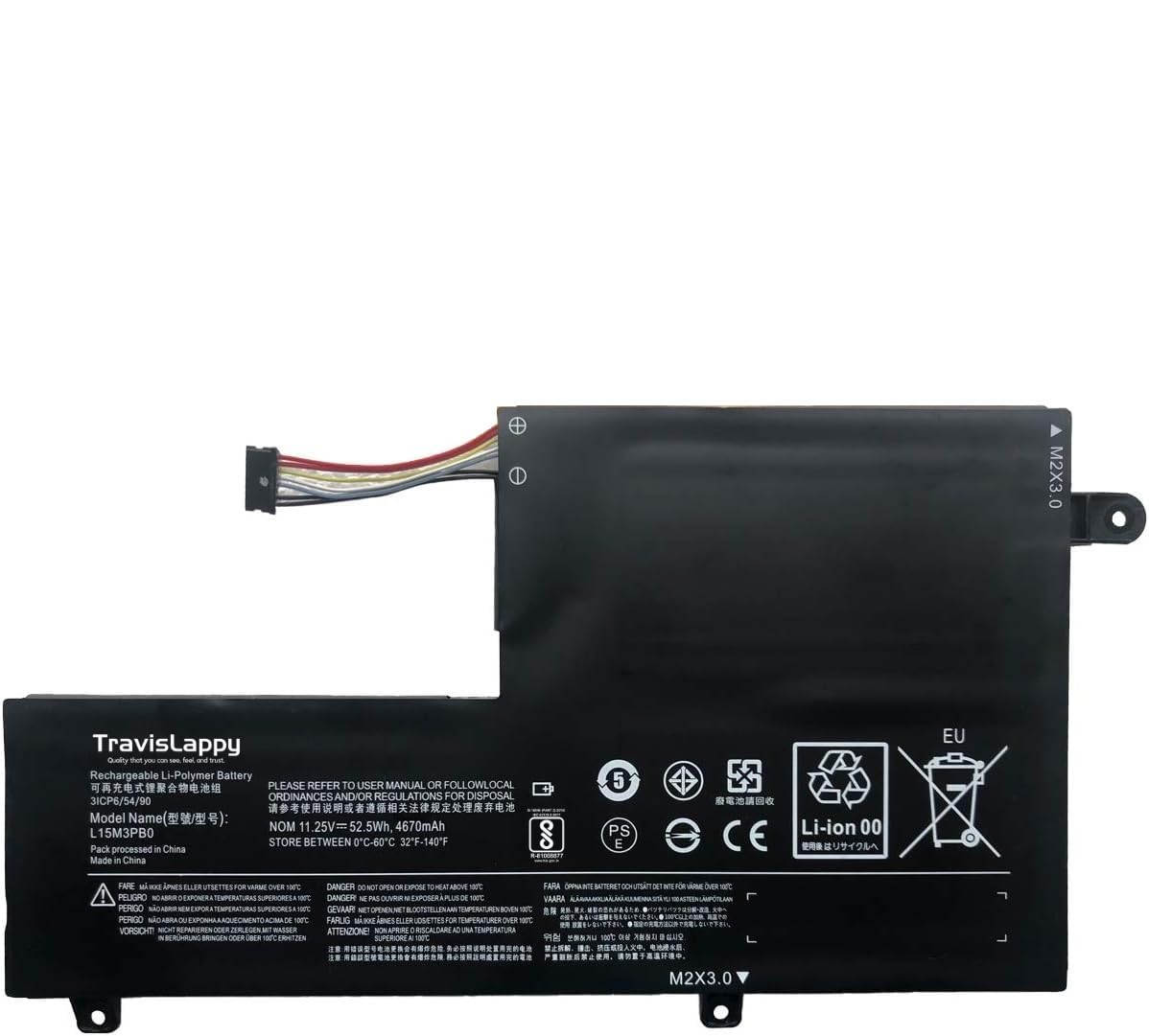 TravisLappy Laptop Battery for Lenovo Ideapad Yoga 500-14ACL, Yoga 500-14IBD, Yoga 500-14IHW, Yoga 500-14ISK, Yoga 500-15IBD, Yoga 500-15IHW, Yoga 500-15ISK (B0CH8D6MFV) Amazon Price History, Amazon Price Tracker