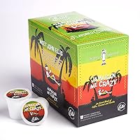 Vista 1 de Ellis Coffee - Jamaican Me Crazy® - Café saborizado - Cápsulas de café de una sola porción - Para uso en la mayoría de las K-cups y cafeteras Keurig