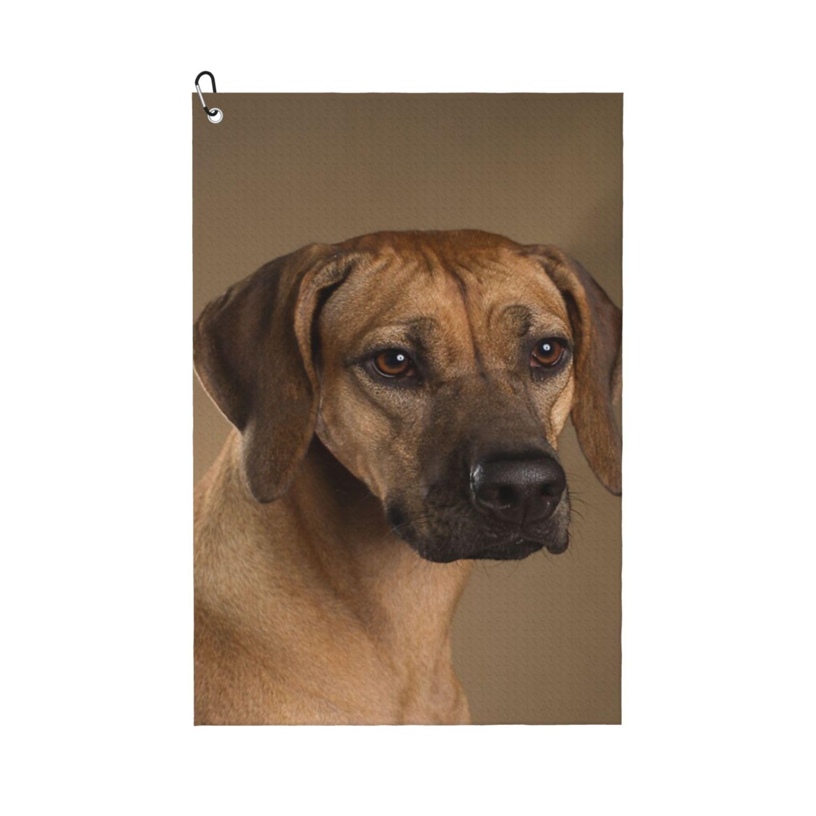 Hnnkloy Rhodesian Ridgeback, 16x24 in Portable Waffle Golf Towels with Carabiner Clip for Golf Bag