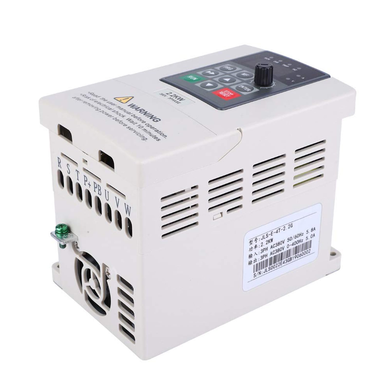 Entrata 220 Uscita 380,2.2kW Variatore di Velocita Motore Ingresso Monofase 220V Uscita Trifase 380V VFD Inverter Variatore di Frequenza Variabile per Controllo Della Velocità del Motore
