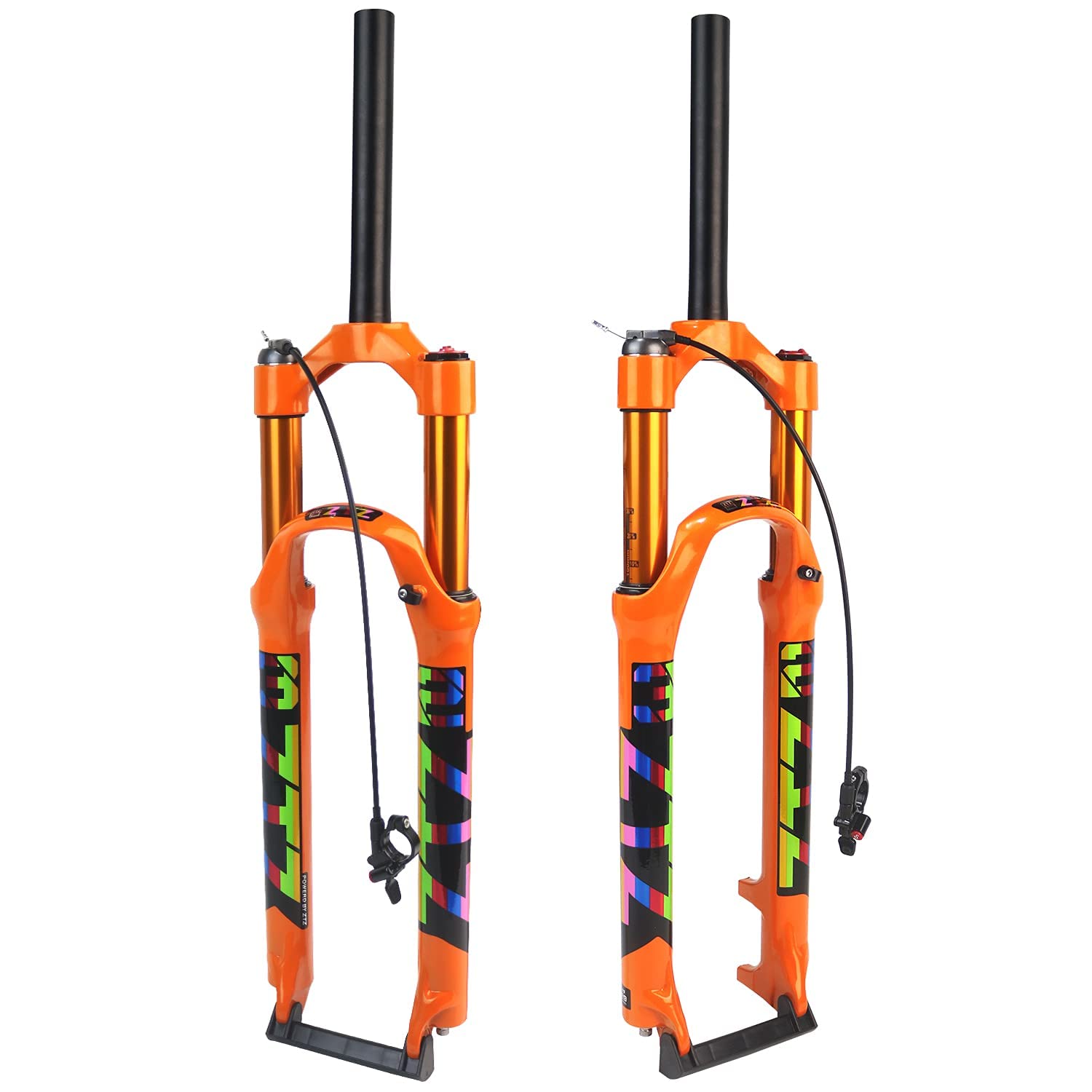 ZTZMountain Front Fork Air Pressure Shock Absorber Fork Fork Bicycle Accessories Magnesium Alloy 26/27.5/29 Shoulder Control