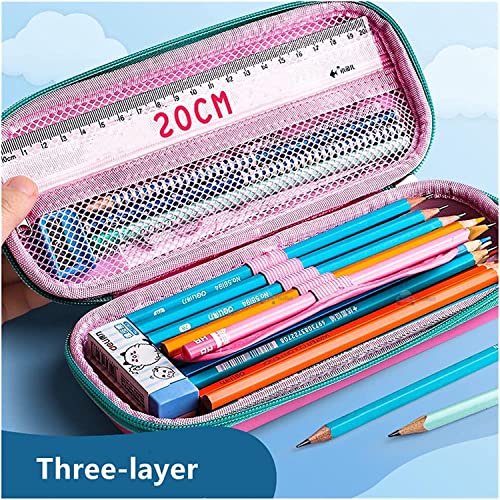 Image of FunBlast Multipurpose Zipper Pencil Case, Pen & Pencil Pouch Bag Case for School Supplies for Kids (Purple)