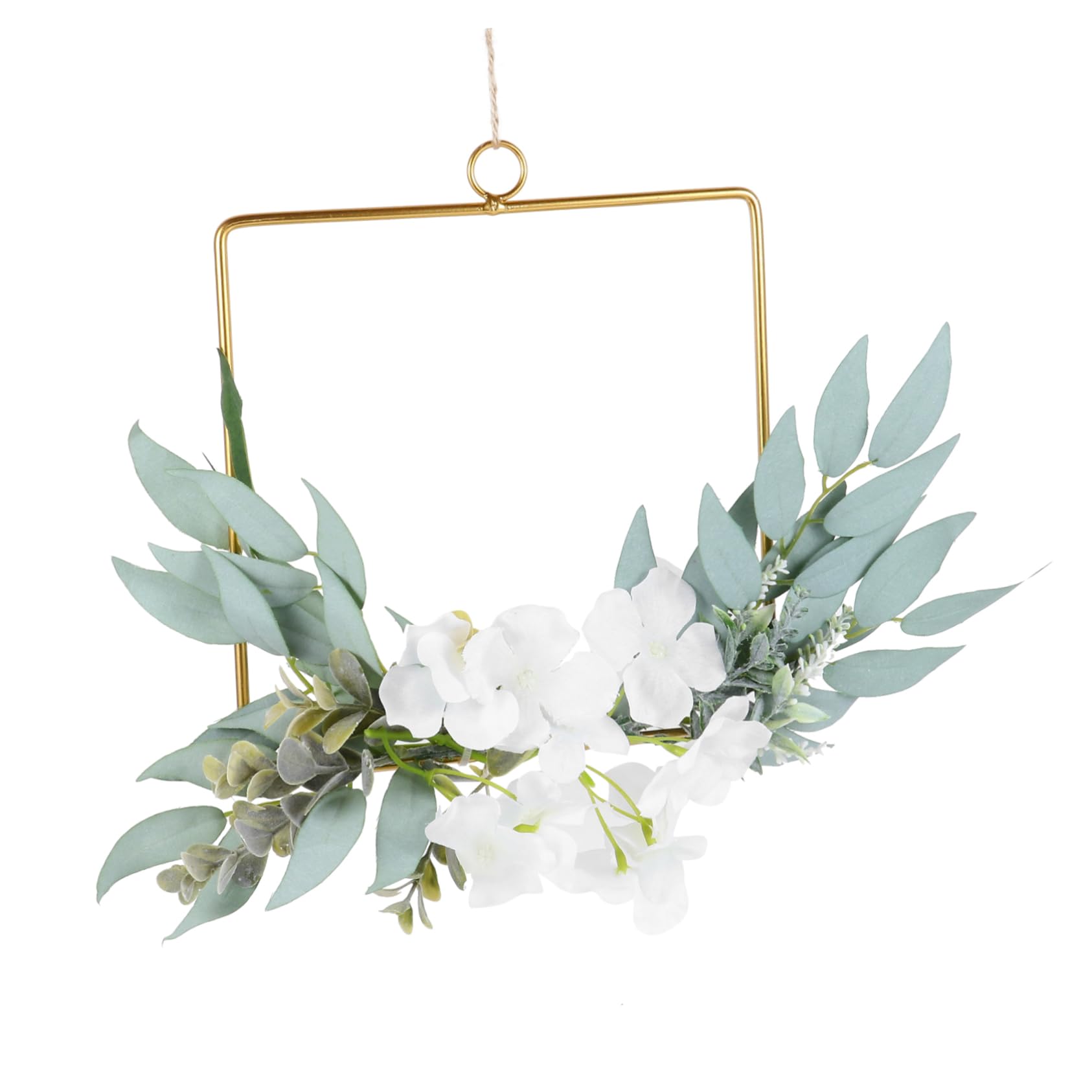 Abaodam 2 Stücke Girlande Dekoration Für Hochzeit Dekorative Kranz Hochzeit Party Hängen Girlande Hintergrund Hängen Blatt Decor
