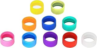 Retevis Two Way Radio Antenna Rubber Ring Color Bands Compatible with Retevis H-777 RT22 RT21 RT27 RT22S RB18 RT17 RT18 RT19 RT28 H-777S Walkie Talkies,Rubber Ring Identify and Classify (10 Pack)