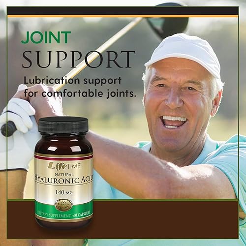 Miniatura 4 de LIFETIME Ácido hialurónico natural | Apoya la salud de la piel y las articulaciones | Hidratación de la piel, lubricación articular | Hecho en