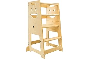 Safe & Adjustable Step Stool for Kids' Kitchen Counter Escapades