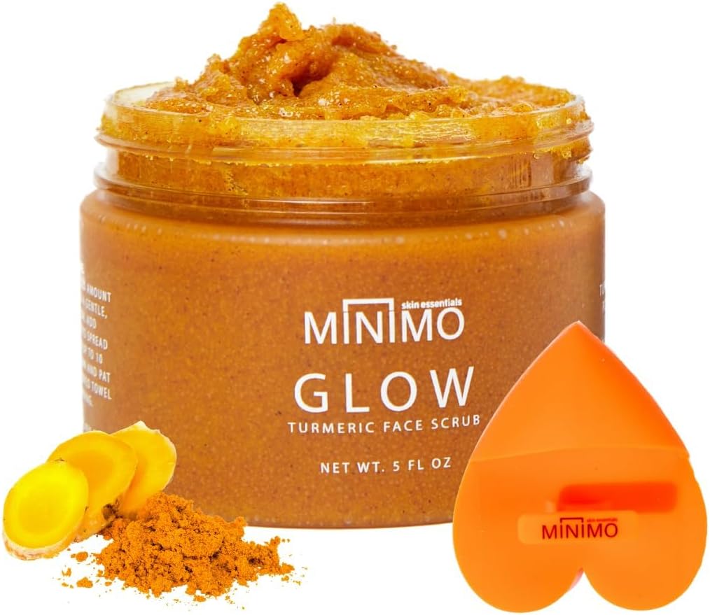 Minimo Skin Essentials Bath & Body Glow + Scrubbie Combo