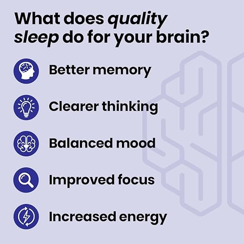 Miniatura 2 de NeuroQ Sleep Now - Suplemento natural de apoyo para el sueño - Mantiene ciclos de sueño saludables y la función cerebral - Melatonina y L-teanina -
