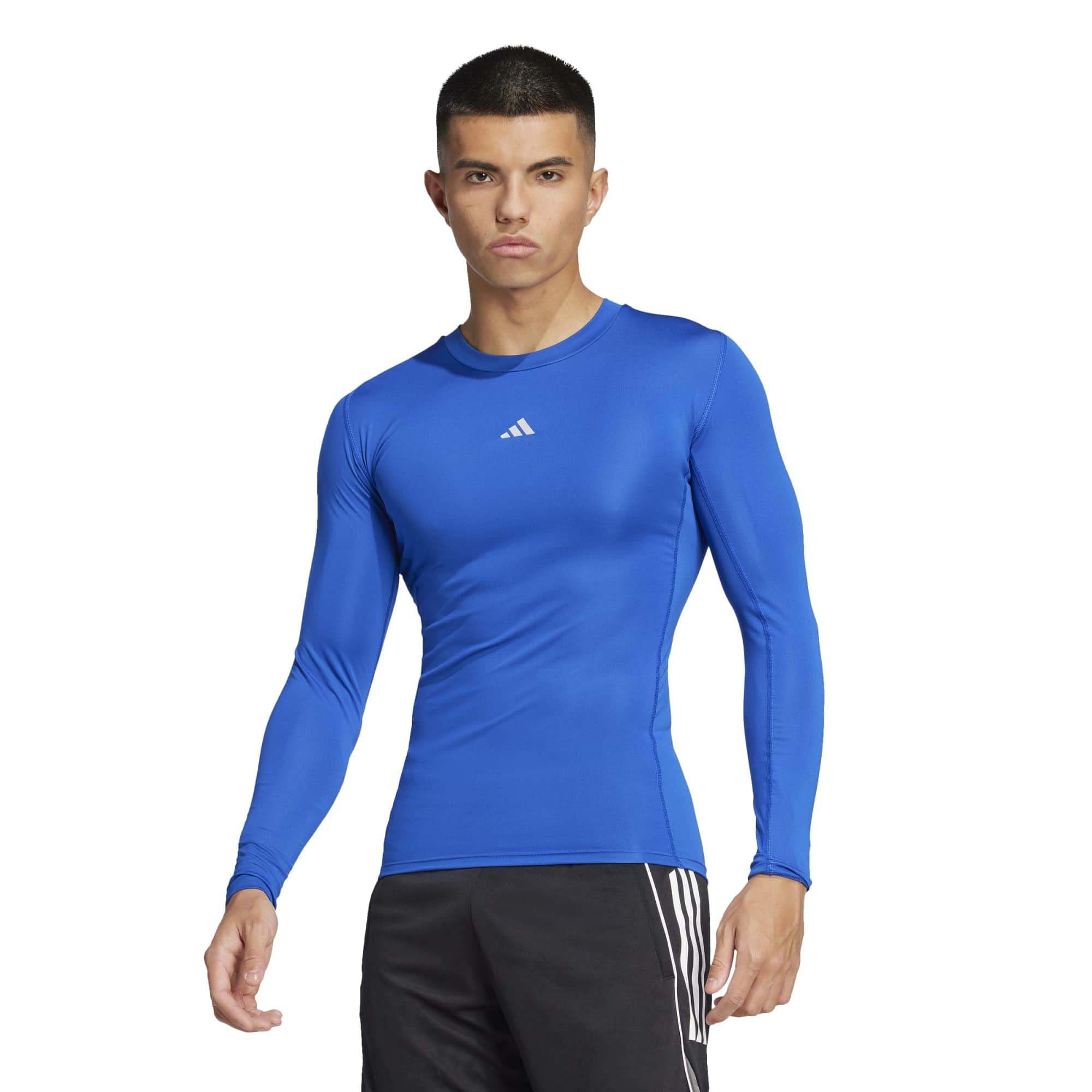 adidas Mezczyzni Techfit Longsleeve Men Shirt, team royal blue, S