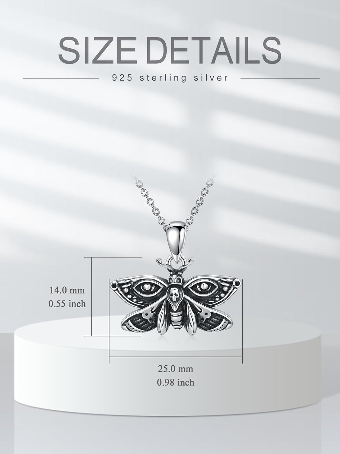 Sterling Silver Penguins/Dolphin/Butterfly/Hummingbird/Mountain/Dragonfly/BFF/Sloth/Skull/Pumpkin/Baptism Gifts Necklace Christmas Birthday Anniversary Jewelry Gift for Women - Image 4