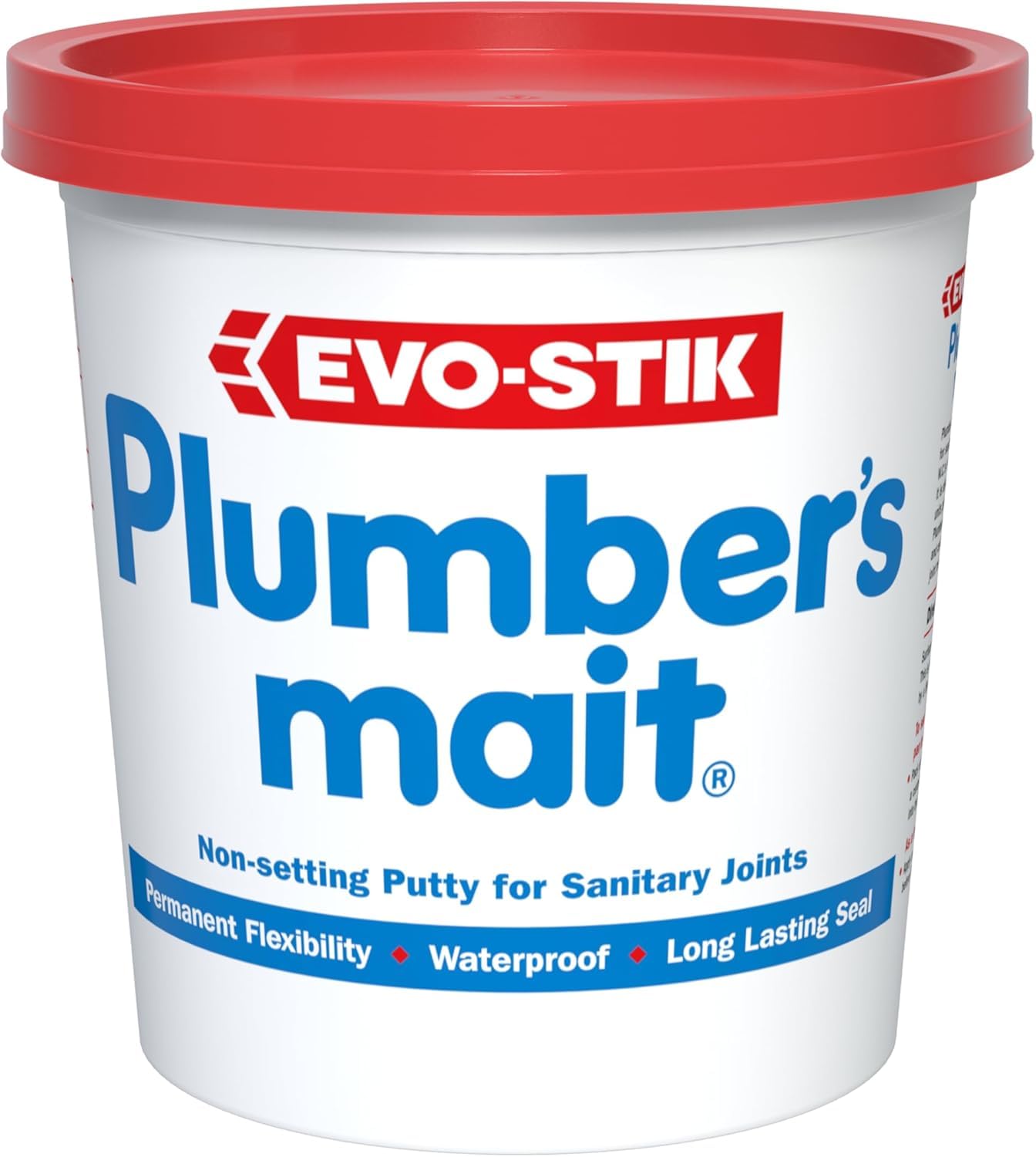 Plumber’s Mait Sealant 750g – Waterproof, Permanent Non-Setting Putty for Sealing Joints, Pipes, Basins, and Sanitary Fittings