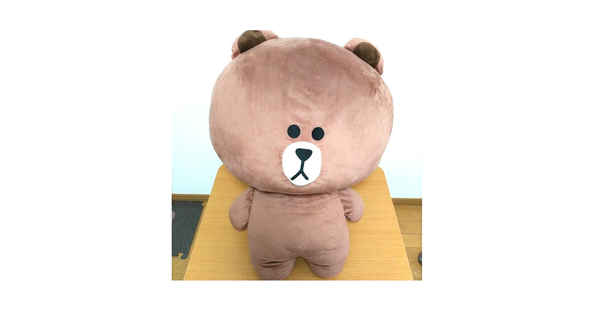 LINEブラウン　ぬいぐるみ　110センチ　特大サイズ　新品未使用 Disney - 11日まで！LINEFRIENDS ブラウン 110cmぬいぐるみ原宿