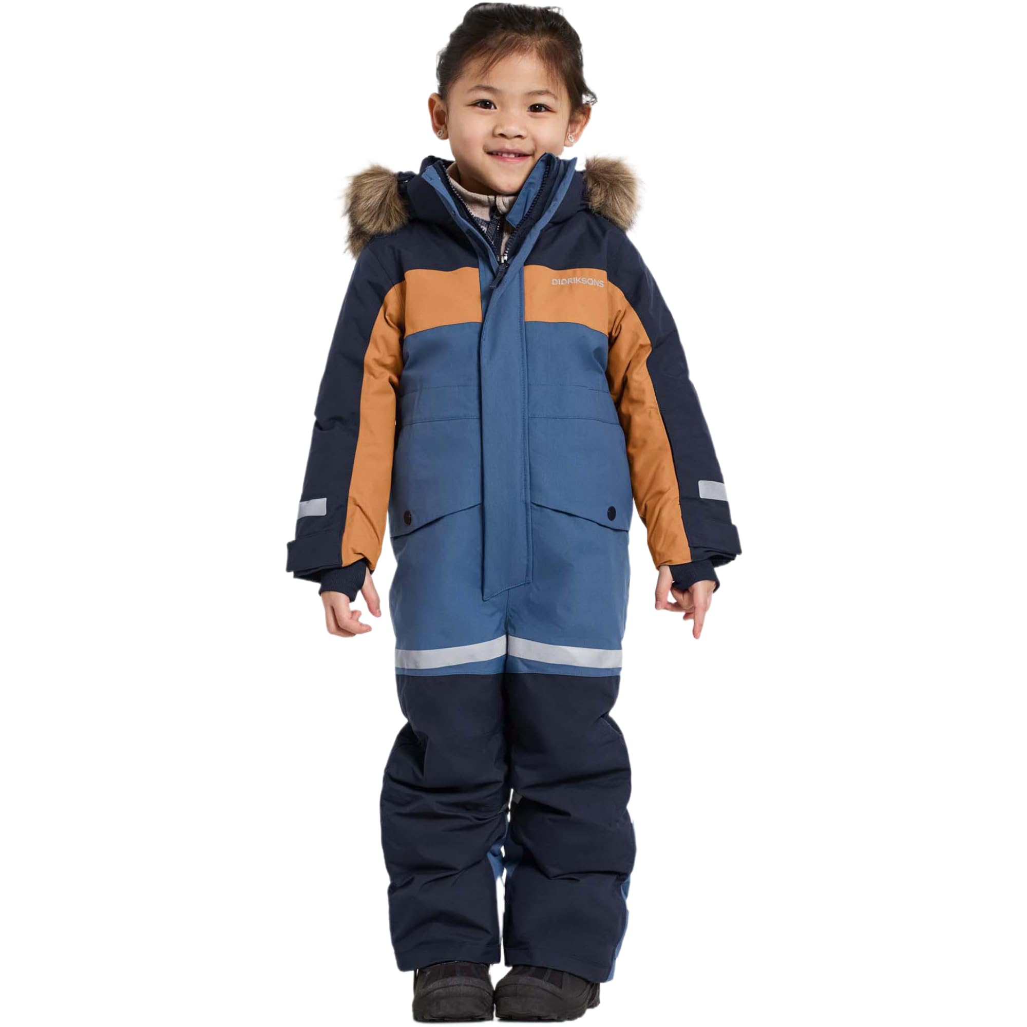 Didriksons Galaxy Blue Kids Bjarven Coverall 4