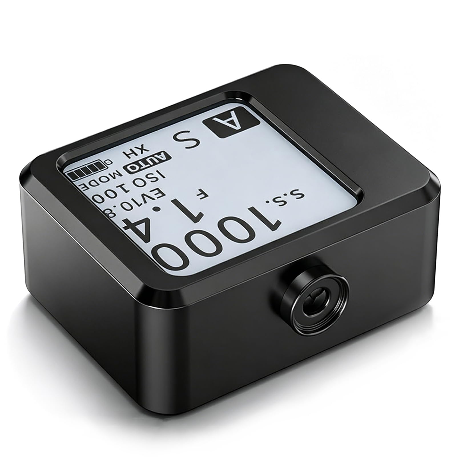 Misuratore di luce digitale per fotografia vintage, misuratore di esposizione riflessa FOV a 30° con schermo OLED, gamma EV 1-22, ricaricabile, sensore ad alta precisione, montaggio a scarpa fredda