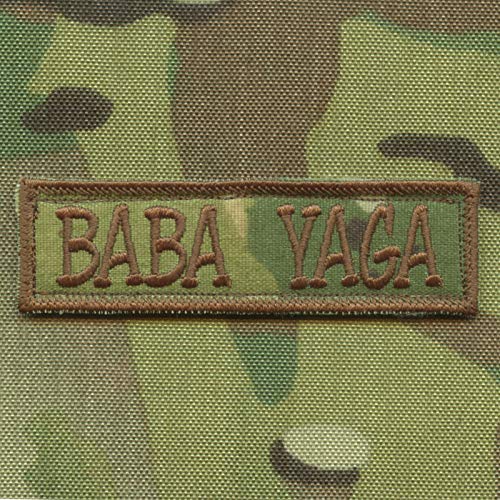 2AFTER1 Multicam Baba Yaga 1 x 3,5 moral taktisk USA-armé militär fästlock lapp