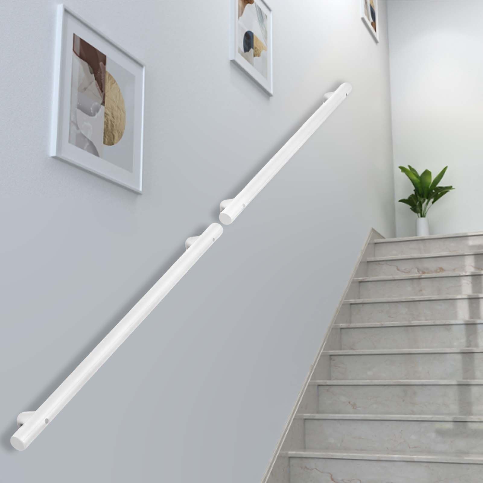 Rambarde d'escalier antidérapante pour un appui mural extérieur et intérieur