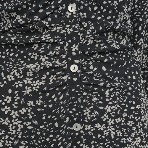 Image of DKNY Women's Long Sleeve Collared Midi Shirtdress
