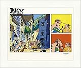 Bei den Briten Gallier Uderzo Asterix Obelix Plakat 