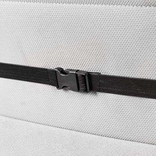 Motor Trend Super Sport Gray Faux Leather Seat Covers, Front Seats – Modern Two-Tone Design, Easy To Install Seat Protectors, Interior Covers For Car Truck Van And Suv #TOP5