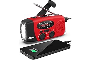 Esky No Battery Flashlight & Emergency Hand Crank Radio