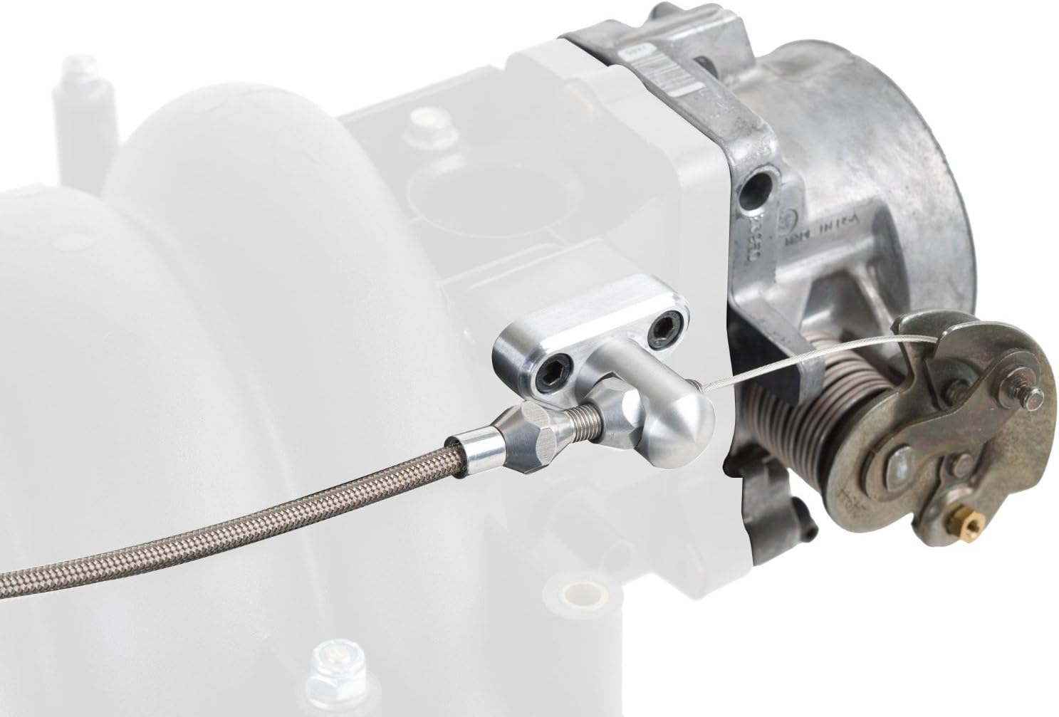 Lokar TCB-40LS1 LS1 スロットルケーブルブラケット GMスロットルボディ用 3インチリンケージカム付き