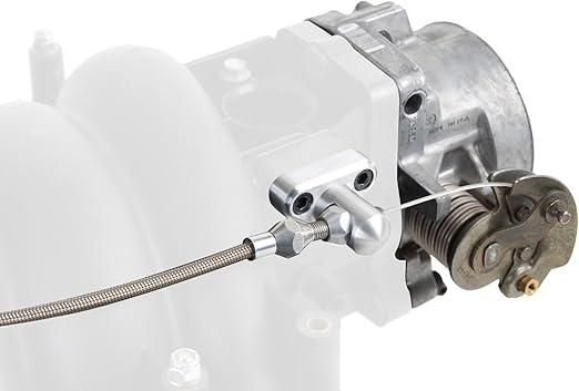 Lokar TCB-40LS1 LS1 Throttle Cable Bracket for GM Throttle Body with 3" Linkage Cam