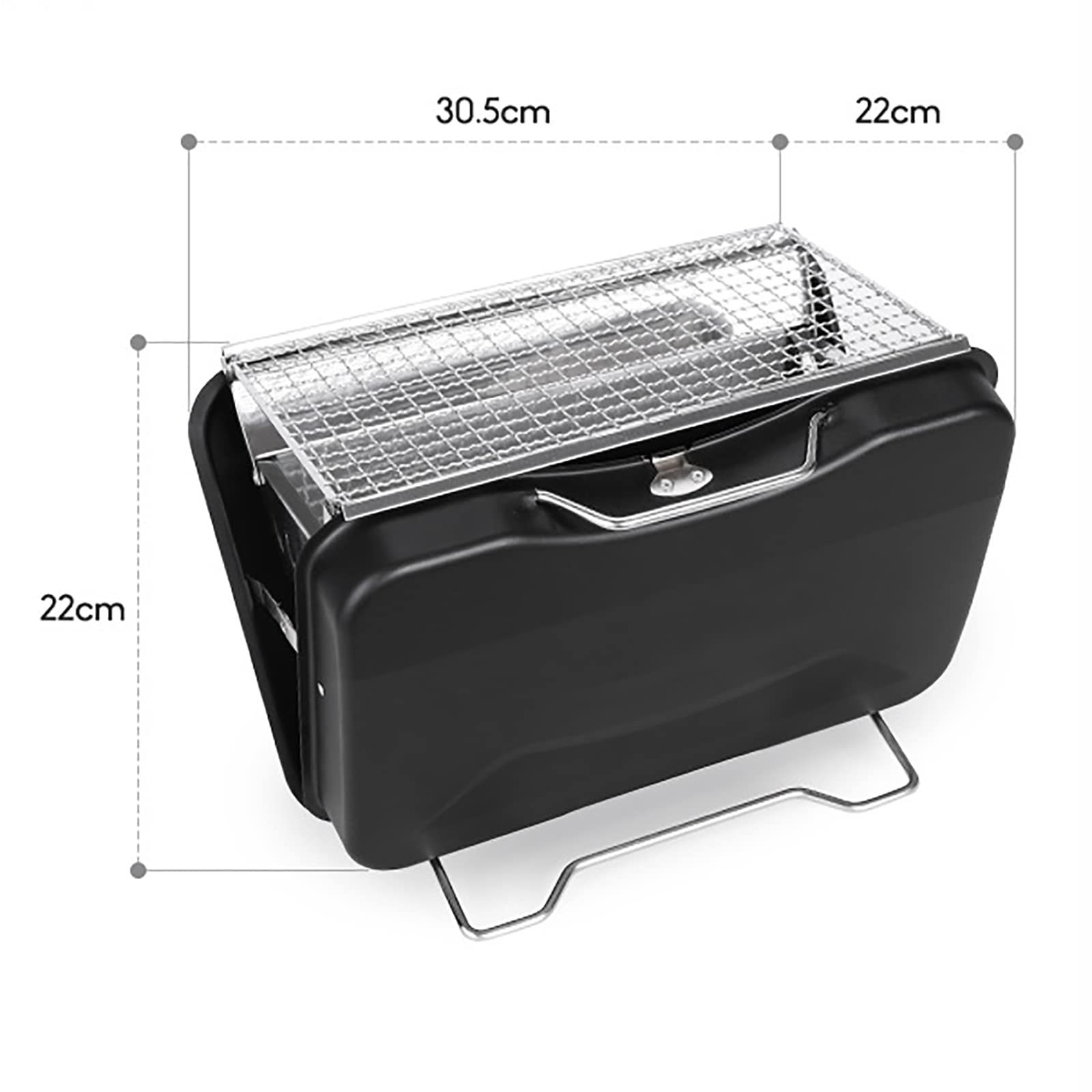 Barbecue Portatile a Carbone,Barbecue Grill Griglia Trasportabile per Picnic in Balcone e Giardino,Picnic All'aperto,Campeggio