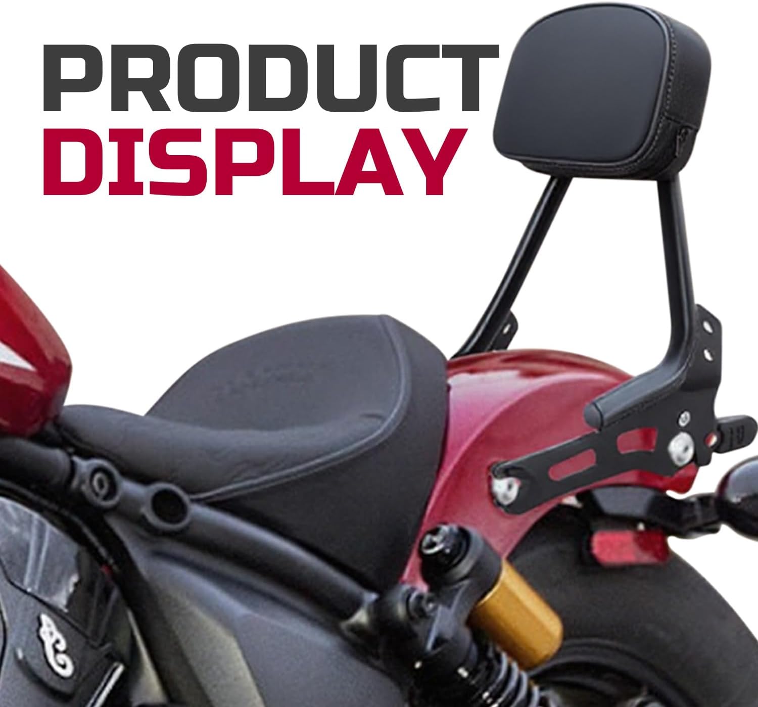 Detachable Upright Passenger Backetst Sissy Bar Luggage Rack Set Replacement for Indian Super Scout Bobber 2025