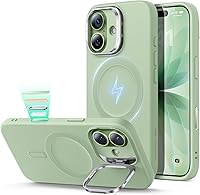 Vista 83 de ESR Funda para iPhone 13 Pro, compatible con MagSafe, protección de grado militar a prueba de golpes, soporte de anillo de cámara integrado, funda