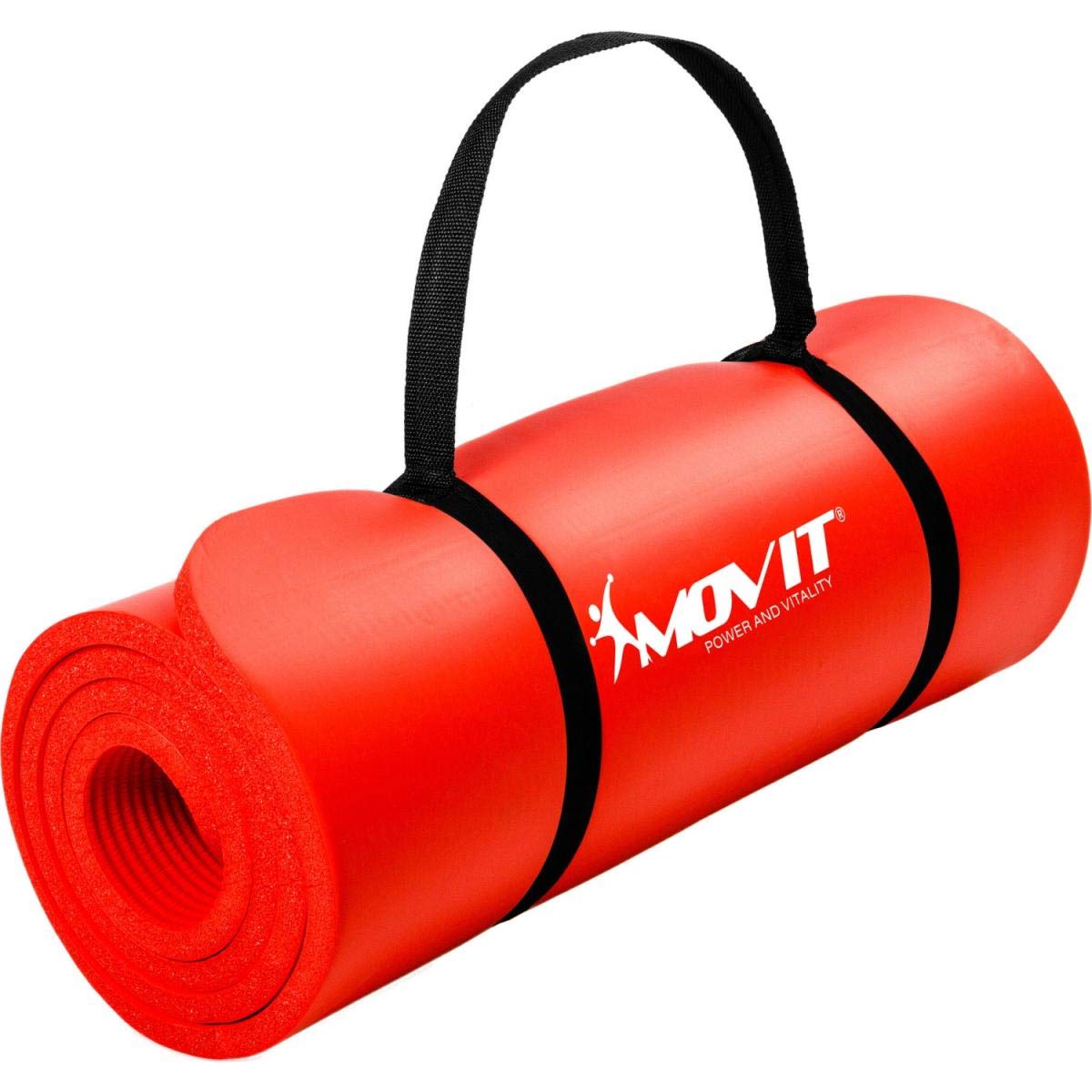 MOVIT Tappetino da Yoga - Pieghevole, Antiscivolo, da Viaggio/Casa, Lavabile, Spessore 15/10mm, Colore e Dimensione a Scelta - Tappeto Palestra, Materassino da Fitness, Pilates, Ginnastica, Yoga Mat