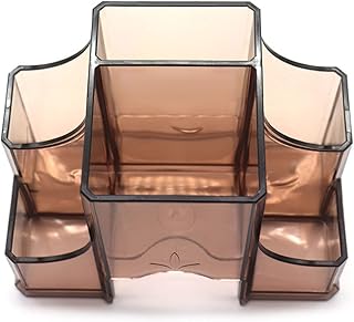 Organizador de porta-ferramentas para salão multifuncional para cortar cabelo Pente para escova de barbear Porta-escova de salão para tesoura Organizador de barbear para barba para manter a bancada porta-tesoura,ferramenta de salão,porta-ferramentas de salão,suporte de tesoura,organizador de tesoura Coffee