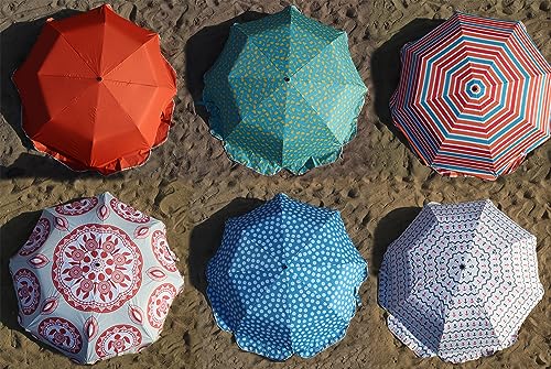 Parasol pliable grand diamètre 134cm léger et compact Eclipse