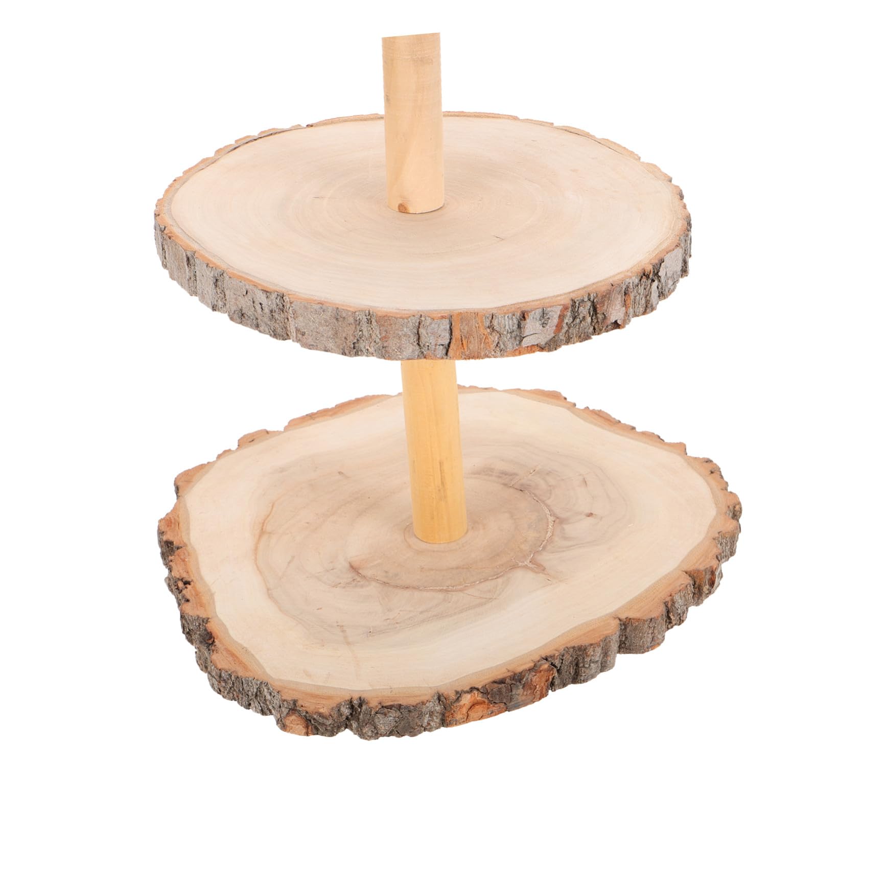Soporte de Madera para Cupcakes de Expositor Rústico para Postres y Tartas Torre de Madera para Dulces Cafeterías y Panaderías Exhibidor Decorativo para Eventos y Restaurantes