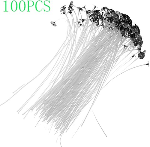 Miniatura 3 de Mechas de velas 100% algodón natural, mechas trenzadas de cera de abejas preenceradas, sin humo, mechas trenzadas de cera de abejas para hacer velas