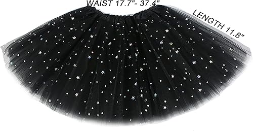 Miniatura 4 de Paquete de 2 tutús clásicos elásticos de 3 o 4 capas de tul para niña, 2-8 años