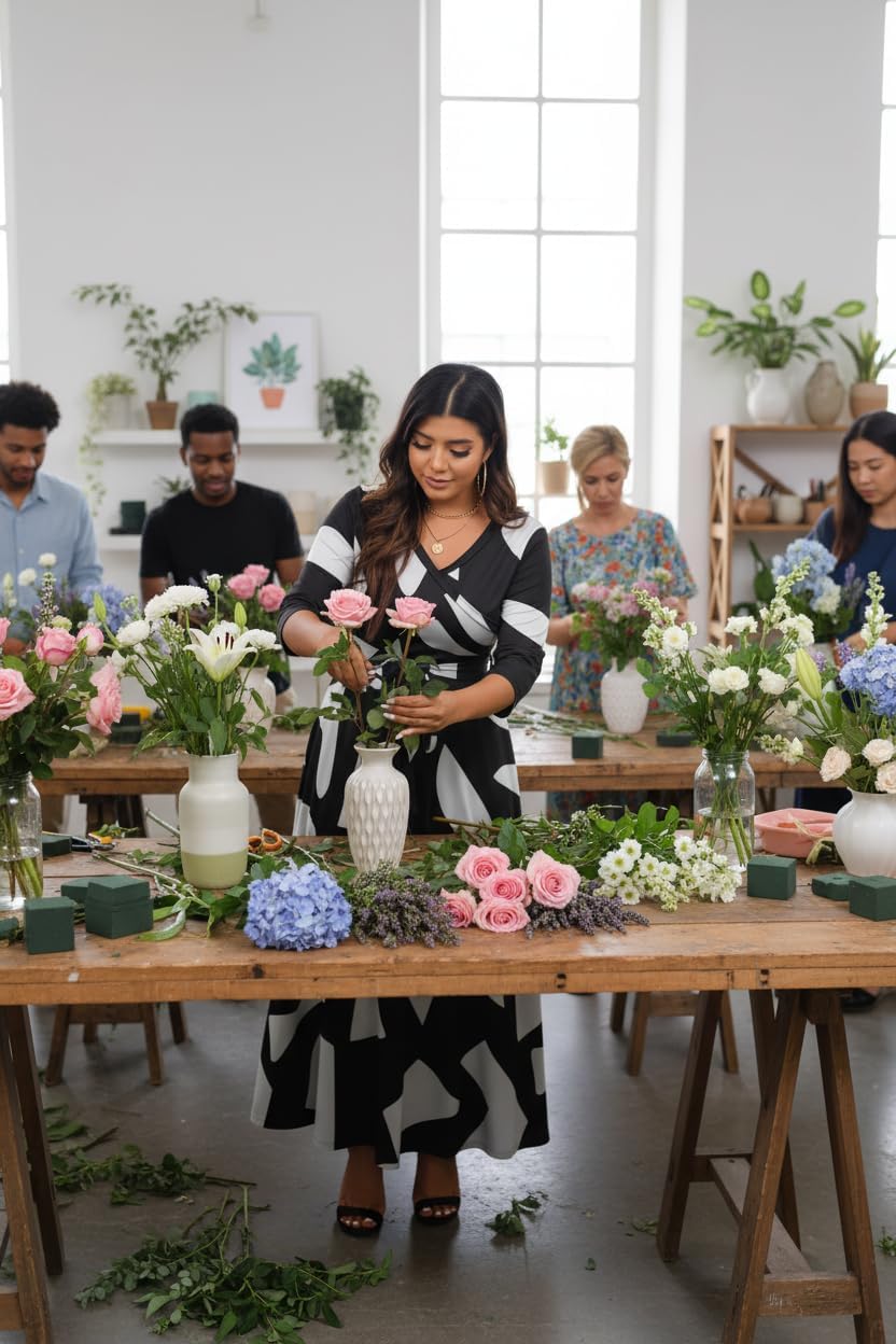 Runwind Plus Size Dress for Women - 3/4 Sleeve V Neck Maxi Dresses for Women （XL-6XL） - Image 3