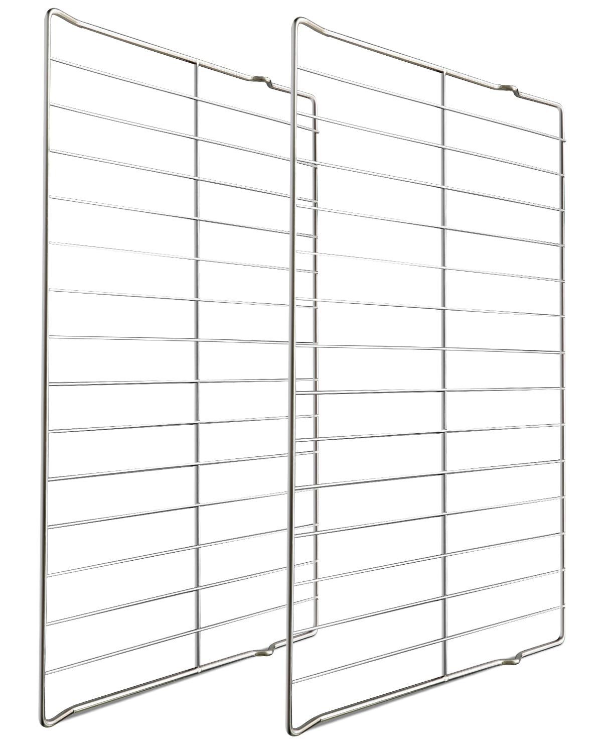 WB48X20249 - Griglia per forno GE, griglia per forno in acciaio inox 304, 60,2 x 40,9 cm, 2 pezzi