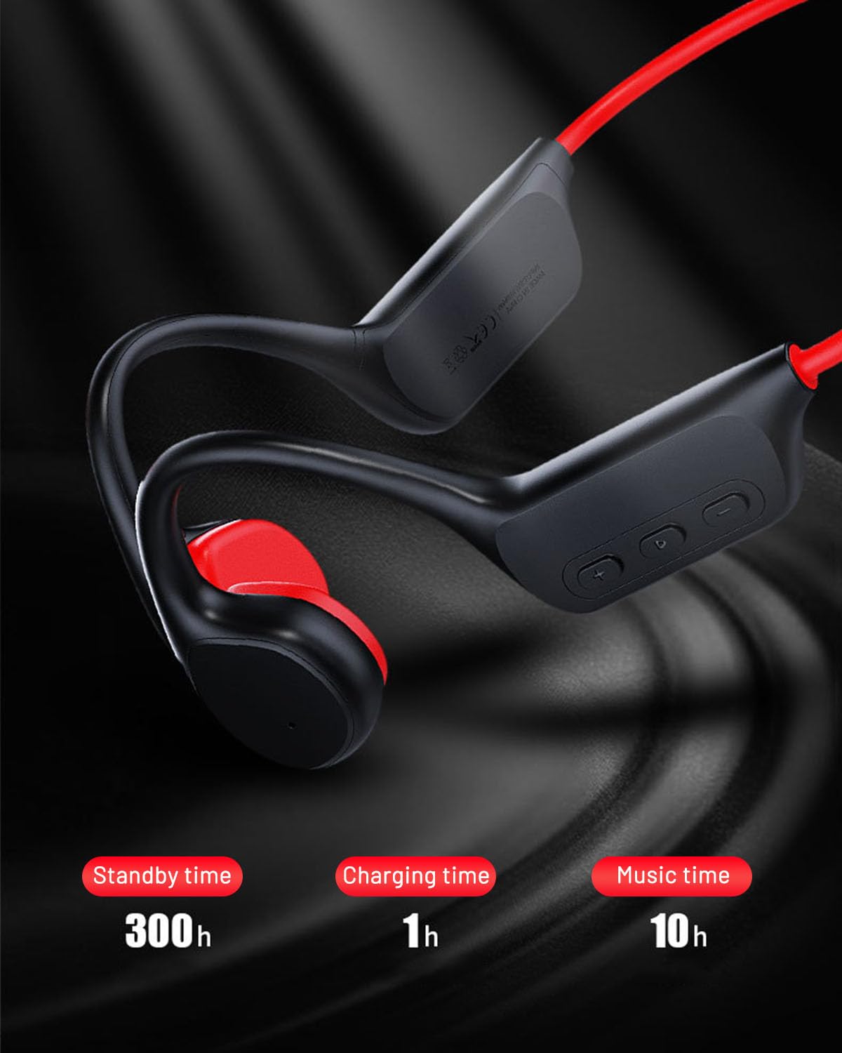 Casques à conduction osseuse, IPX8, étanches, pour natation, avec mémoire 32G, Bluetooth 5.3, casques de sport avec microphone sans fil, pour course, natation, cyclisme, entraînement